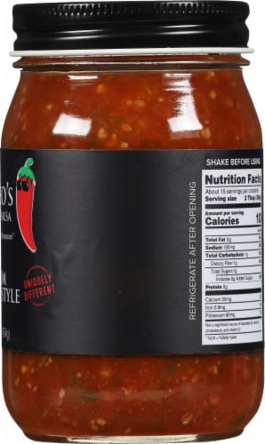 Mateo's Gourmet Medium Cantina Style Salsa Perspective: right