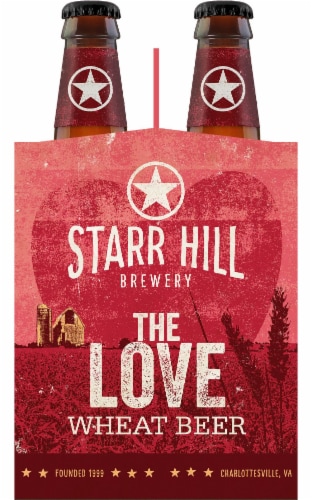 Starr Hill Brewery The Love Wheat Beer Perspective: right