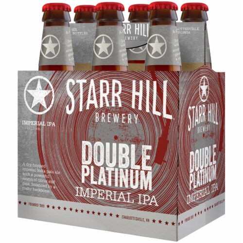 Starr Hill Brewery Double Platinum IPA Perspective: right
