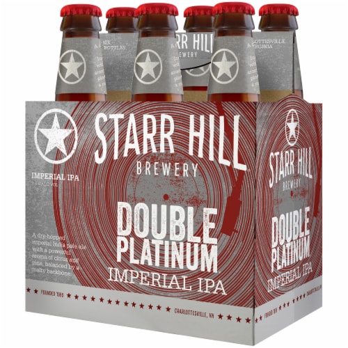 Starr Hill Brewery Double Platinum IPA Perspective: right