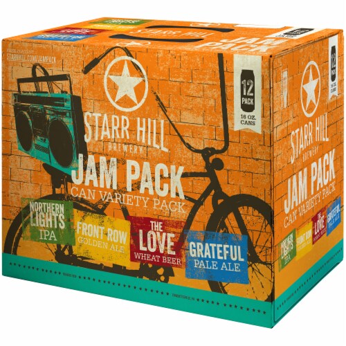 Starr Hill Brewery Jam Pack Variety Pack Beer Perspective: right