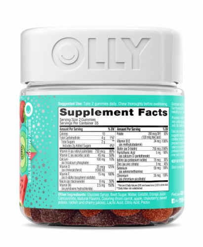 Olly® Teen Girl Multi Gummies Perspective: right