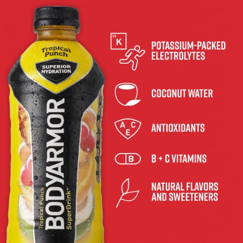 BODYARMOR SuperDrink® Tropical Punch Sports Drink Perspective: right