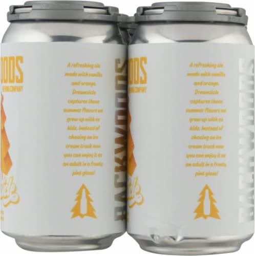 Backwoods Brewing Company Pecan Pie Porter Beer Perspective: right