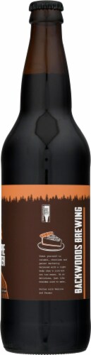 Backwoods Brewing Company Pecan Pie Porter Perspective: right