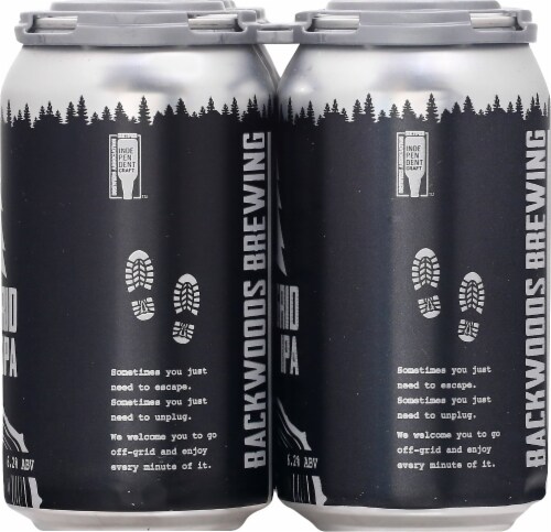 Backwoods Brewing Company Off-Grid IPA Perspective: right