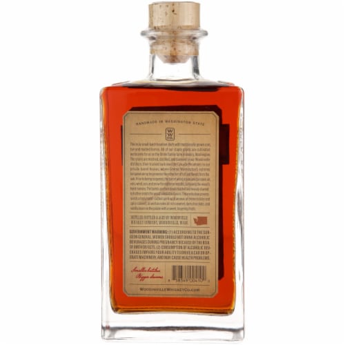 Woodinville Whiskey Co. Pot Distilled Straight Bourbon Perspective: right