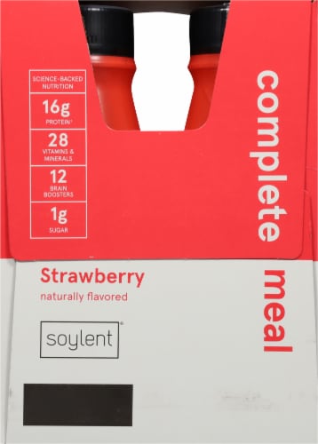 Soylent® Strawberry Ready-to-Drink Meal Perspective: right