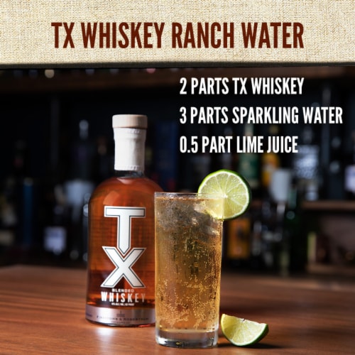 Tx Texas Blended American Whiskey Perspective: right