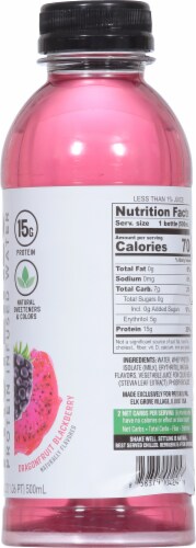 Protein2O Dragonfruit Blackberry Protein Infused Water Perspective: right