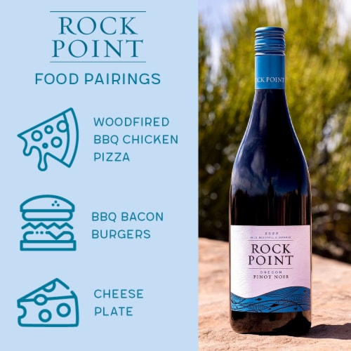 Oregon Del Rio Vineyard Rock Point Pinot Noir Wine Perspective: right