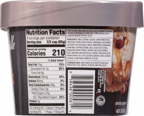 Hudsonville Caramel Deer Traxx Ice Cream Tub Perspective: right