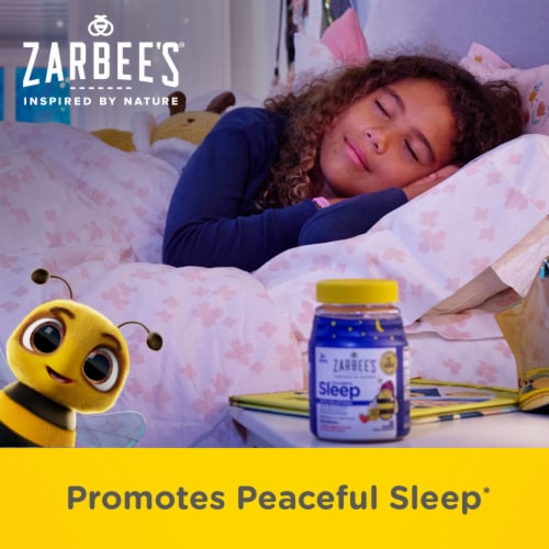 Zarbee's® Naturals Children's Sleep with Melatonin Natural Berry Flavor Gummies Perspective: right