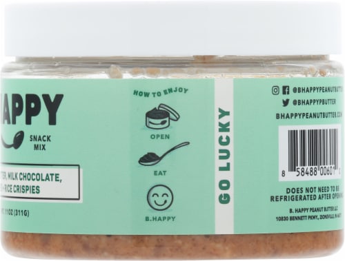 B.Happy Go Lucky Chocolate Toffee Peanut Butter Perspective: right