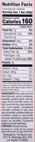 This Saves Lives Dark Chocolate & Cherry Bars Perspective: right
