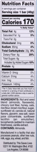 This Saves Lives Madagascar Vanilla Almond & Honey Bars Perspective: right