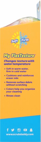 Scrub Daddy® Eraser Daddy® 10x™ Scrubber + Eraser Perspective: right