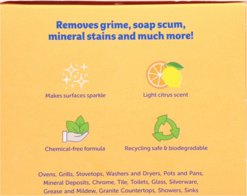 Scrub Daddy Power Paste™ + Scrub Mommy® Powerful Natural Cleaner Perspective: right