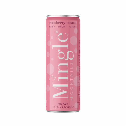 Mingle® Mocktails Non-Alcoholic Cranberry Cosmo Perspective: right