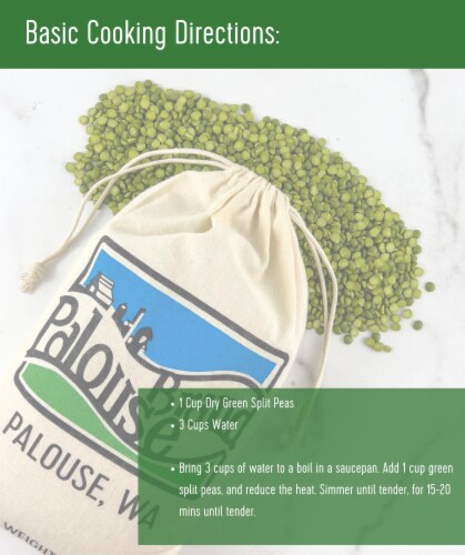 Palouse Brand & Clear Creek Split Pea Pack: Yellow, Green, 8 LBS (4 LBS each) Perspective: right