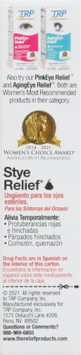 TRP Stye Relief Sterile Eye Ointment Perspective: right