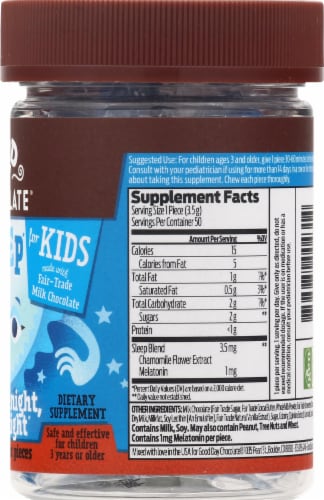 Good Day Chocolate Kids Sleep Supplement Perspective: right