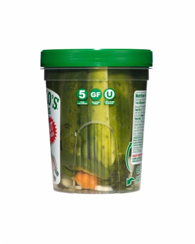 Grillo's® Pickles Fresh Hot Dill Pickle Spears Perspective: right