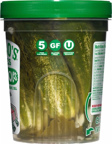 Grillo's® Pickles Fresh Whole Dills Perspective: right