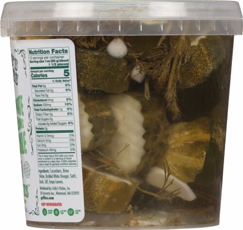 Grillo's Pickles® Thickles™ Thick-Cut Dill Chips Perspective: right