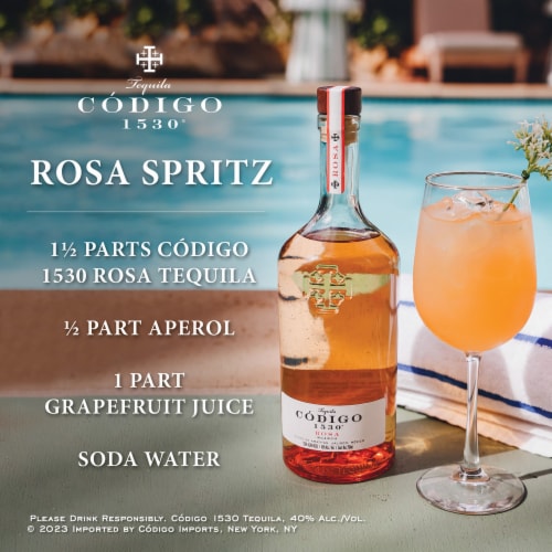 Codigo 1530 Tequila Blanco Rosa Perspective: right