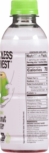 Harmless Harvest® Organic Coconut Bottled Water Perspective: right