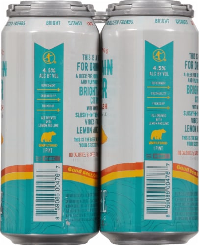 Hi-Wire Mountain Water Citrus Splash Easy Drinking Ale Perspective: right
