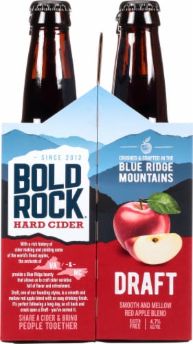 Bold Rock Virginia Draft Amber Apple Cider Perspective: right