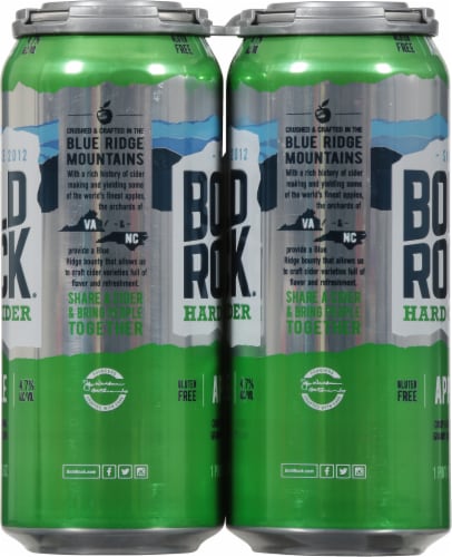 Bold Rock Hard Apple Cider Perspective: right