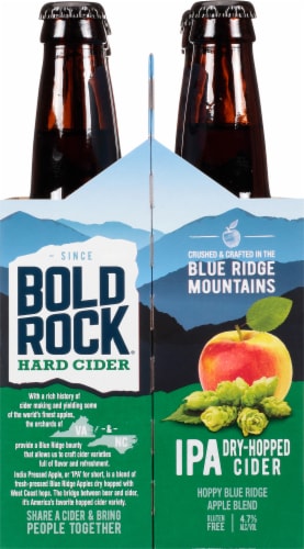 Bold Rock® India Pressed Apple IPA Bottles Perspective: right