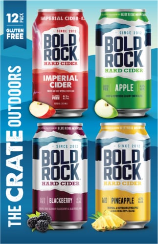 Bold Rock The Crate Outdoors Hard Cider Variety Pack Perspective: right