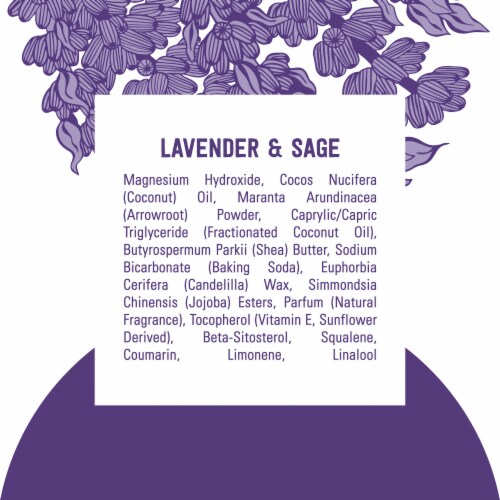 Schmidt's Women's & Men's Aluminum Free Vegan Deodorant Stick Lavender & Sage Perspective: right