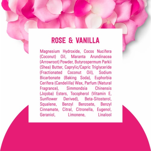 Schmidt's Aluminum Free Women's and Men's Natural Deodorant Stick Rose & Vanilla Perspective: right