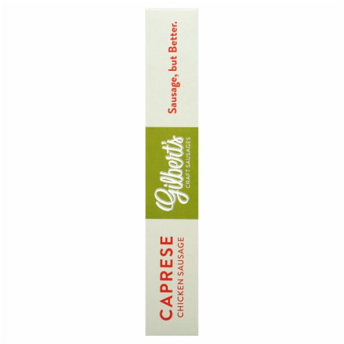 Gilbert's® All Natural Caprese Chicken Sausage Perspective: right