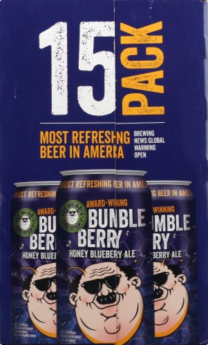 Fat Head's Bumble Berry Honey Blueberry Ale Perspective: right