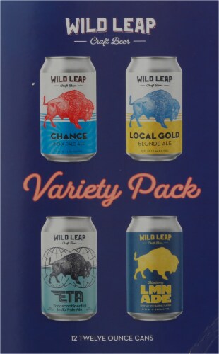 Wild Leap Brew Co. Variety Pack Beer Perspective: right