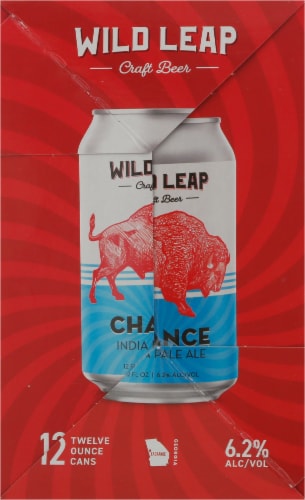 Wild Leap Brew Co. Chance India Pale Ale Cans Perspective: right