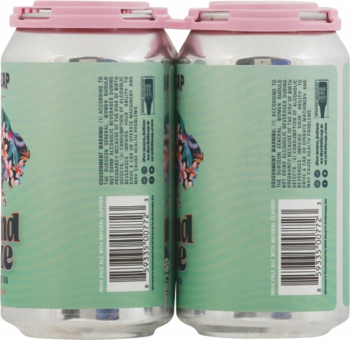 Wild Leap Brew Co. Island Haze Fruity Hazy IPA Perspective: right