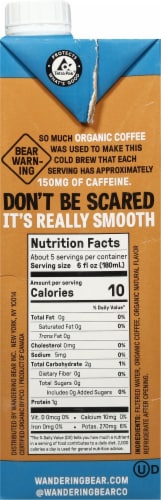 Wandering Bear® Vanilla Cold Brew Coffee Perspective: right