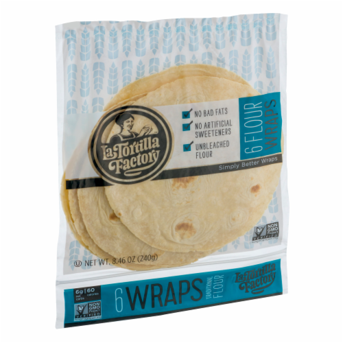 La Tortilla Factory Flour Wraps Perspective: right