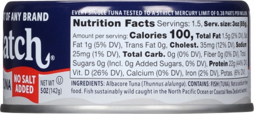 Safe Catch® No Salt Added Wild Albacore Tuna