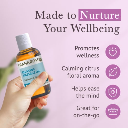 Aromacalm Relaxing Massage Oil Perspective: right