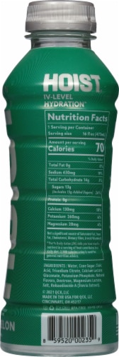 Hoist® Watermelon IV Level Hydration™ Sports Drink Bottle Perspective: right