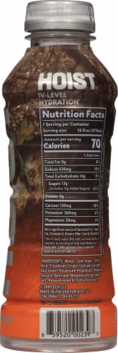 Hoist® Orange IV Level Hydration Sports Drink Bottle Perspective: right