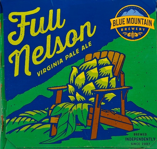 Blue Mountain Full Nelson Virginia Pale Ale Perspective: right